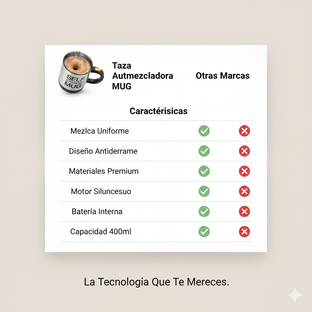 Mug Mezclador Eléctrico /café listo en segundos, siempre suave y sin grumos