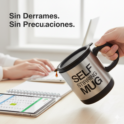 Mug Mezclador Eléctrico /café listo en segundos, siempre suave y sin grumos